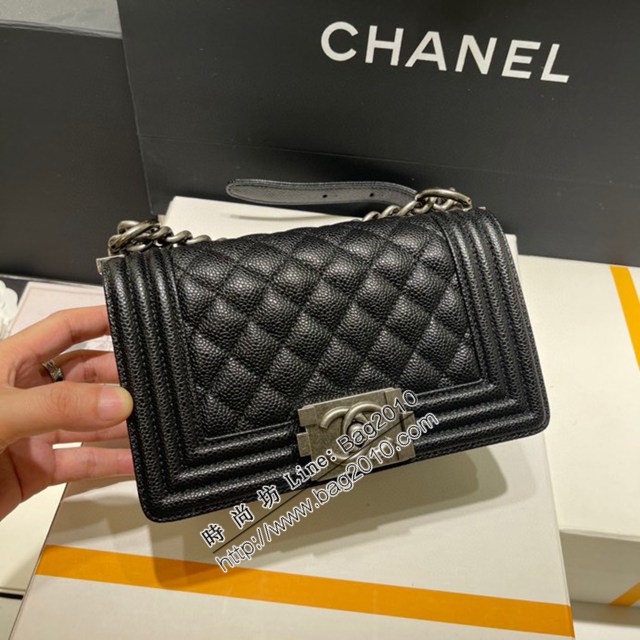 Chanel專櫃新款頂級複刻鏈條女包 香奈兒代工廠Leboy肩背包 djc6946